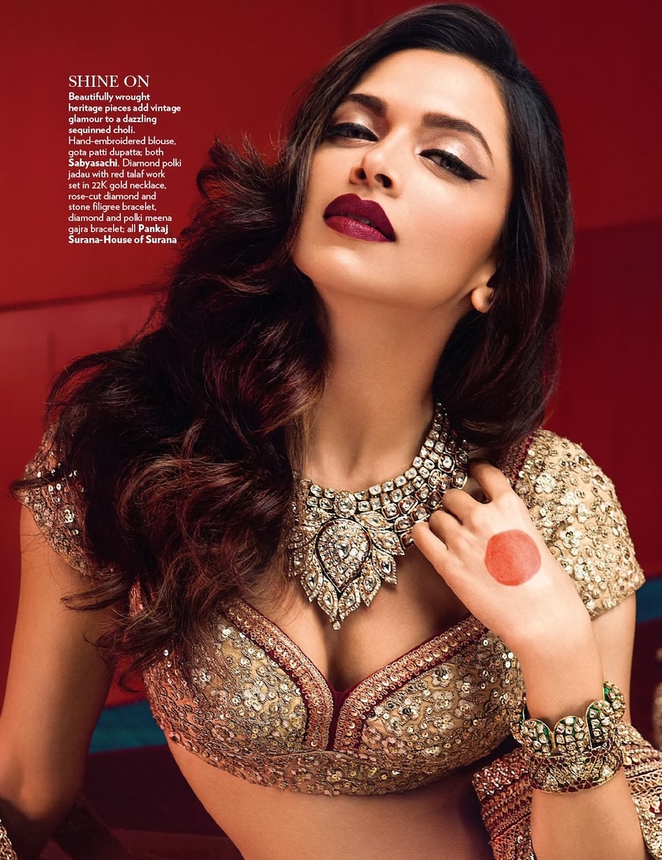 Smile Deepika Padukone In Vogue India June 2014 By Mazen Abusrour
