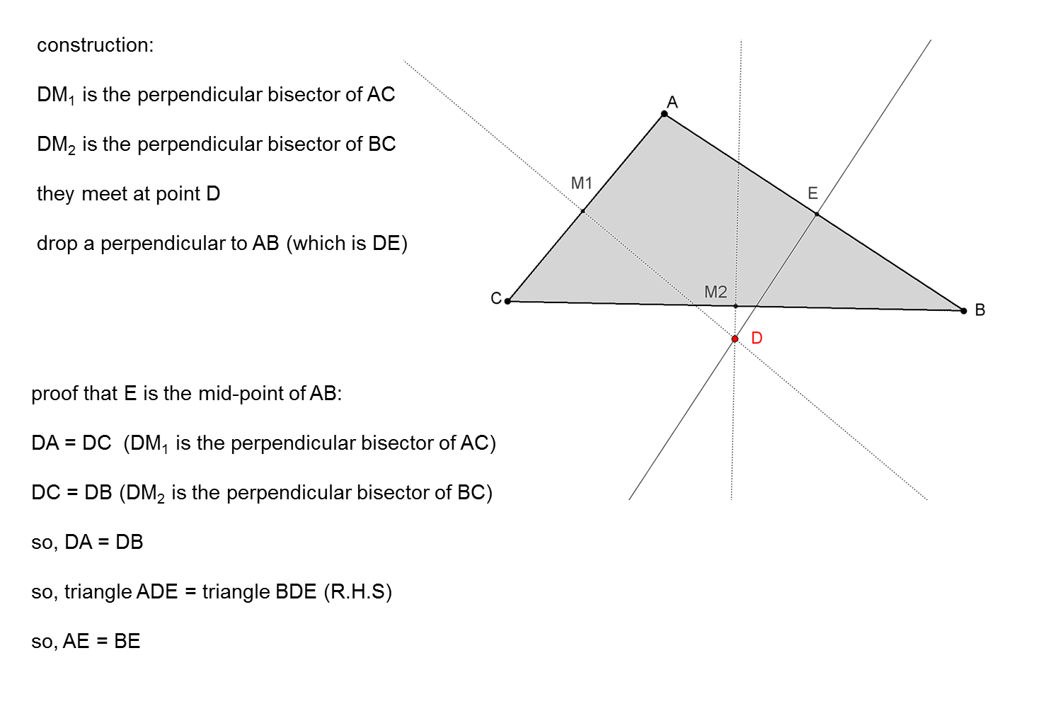 MEDIAN Don Steward mathematics teaching: bisector concurrencies