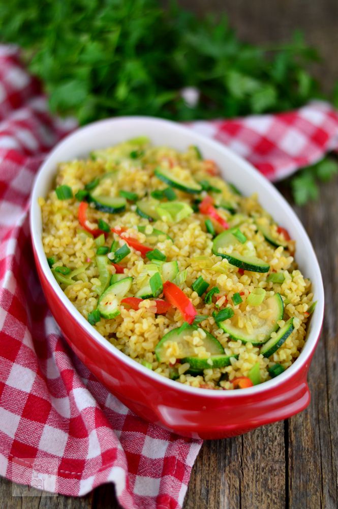 Bulgur cu legume CAIETUL CU RETETE