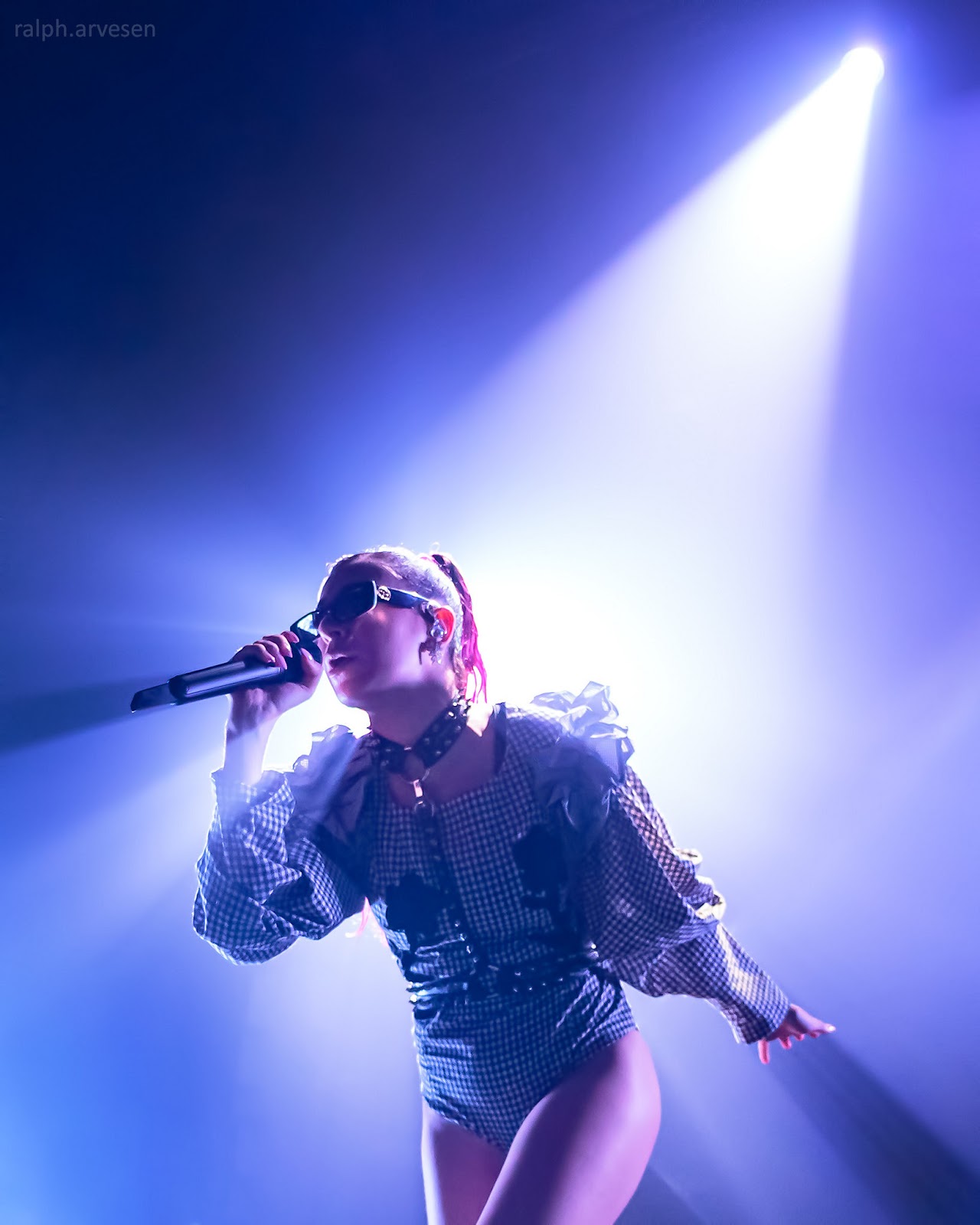 Charli XCX performing at Emos in Austin, Texas