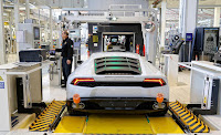 Процесс сборки Lamborghini