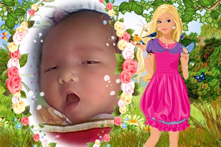 Picture frame with Barbie doll (6) | Free Download Photo Frames