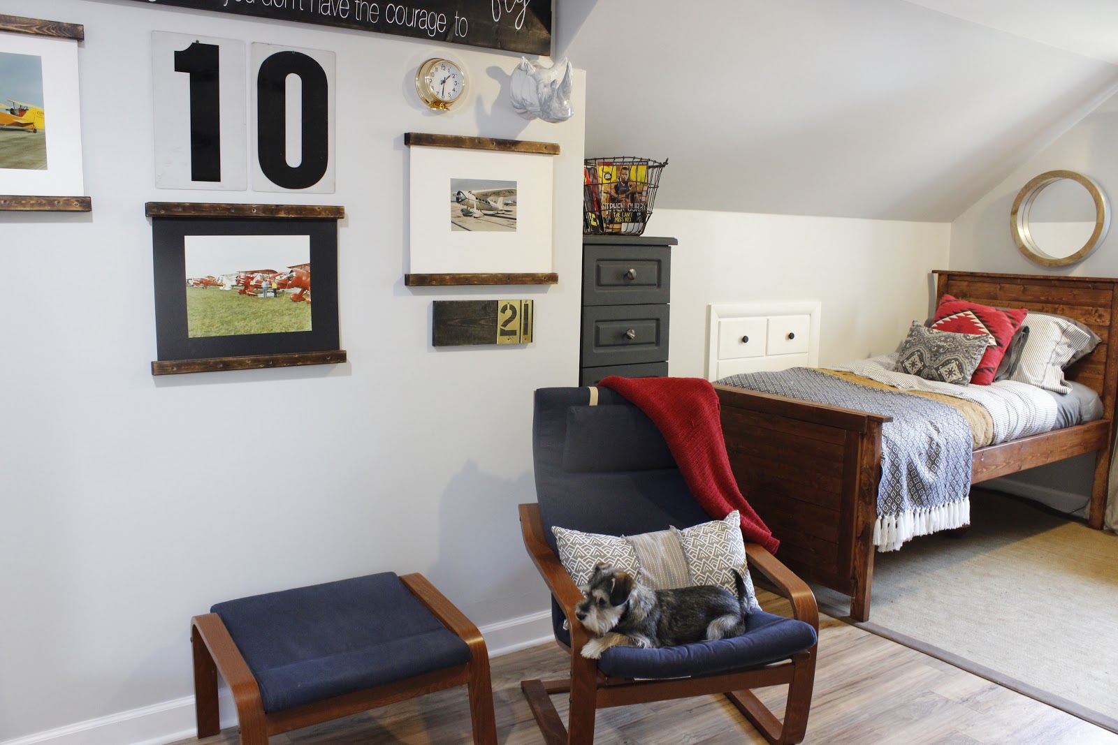 Rustic Boys Bedroom Part 5 Diy Bed Charcoal Dresser