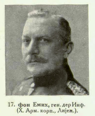 von Emmich, lnf-Gen.(Xth Army-Corps, Liege).