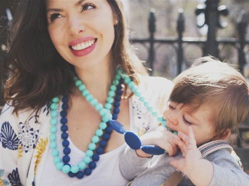 chew bead necklace for child