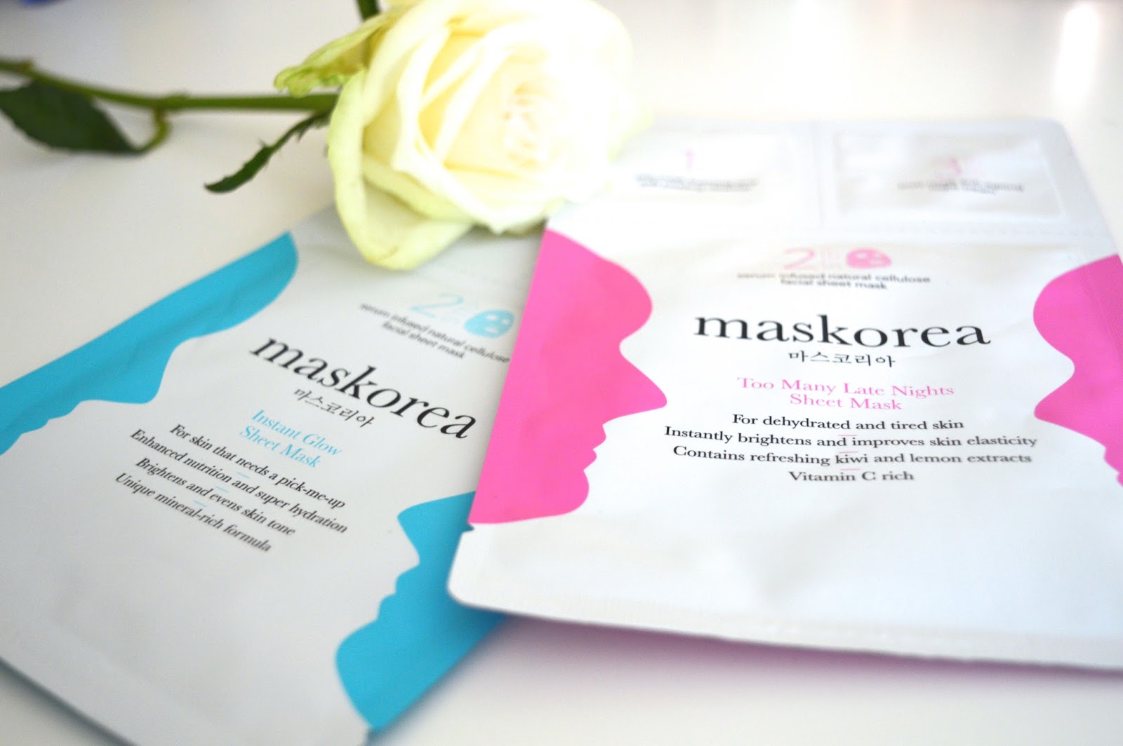 Maskorea Instant Glow Mask Review, Maskorea sheet mask review, beauty bloggers UK, UK beauty blog