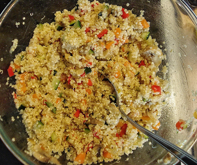 Bowl of Vegetable Quinoa Salad
