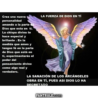 Imágenes de Ángeles con frases arcangeles Dios oracion