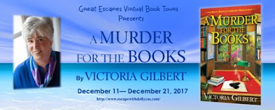 Tour Banner A Murder for the Books by Victoria Gilbert Bea's Book Nook, Review, Giveaway, A Murder for the Books, Victoria Gilbert