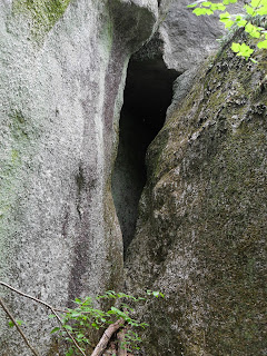 Grotto Cave near Beech Hill Pond in Otis Maine