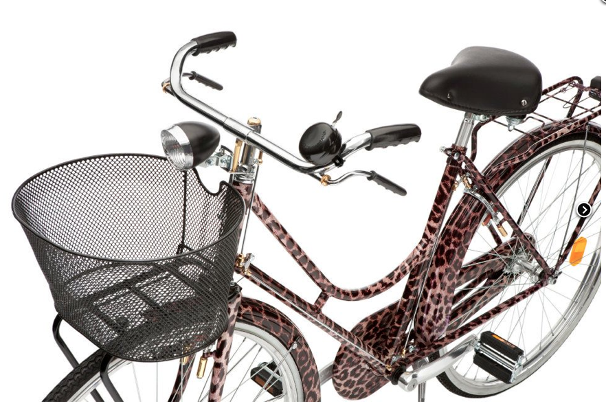 leopard bike seat