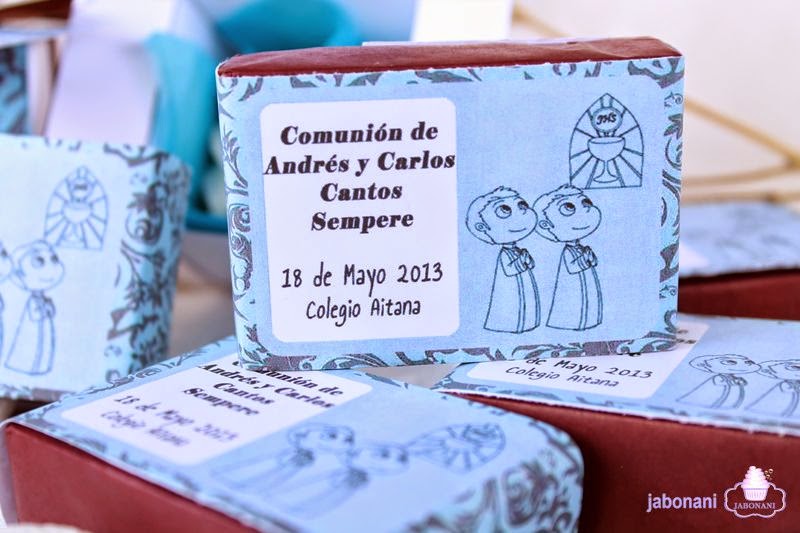 DETALLES DE JABON PARA COMUNION