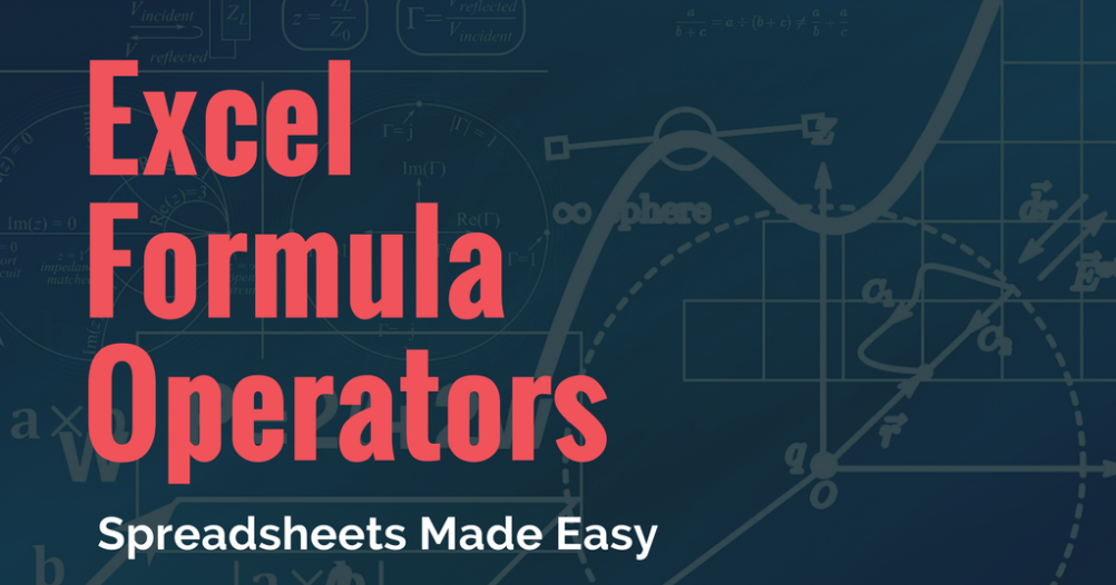 DIFFERENT OPERATORS IN MS-EXCEL