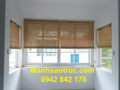 Màn tăm tre treo cửa sổ nội thất