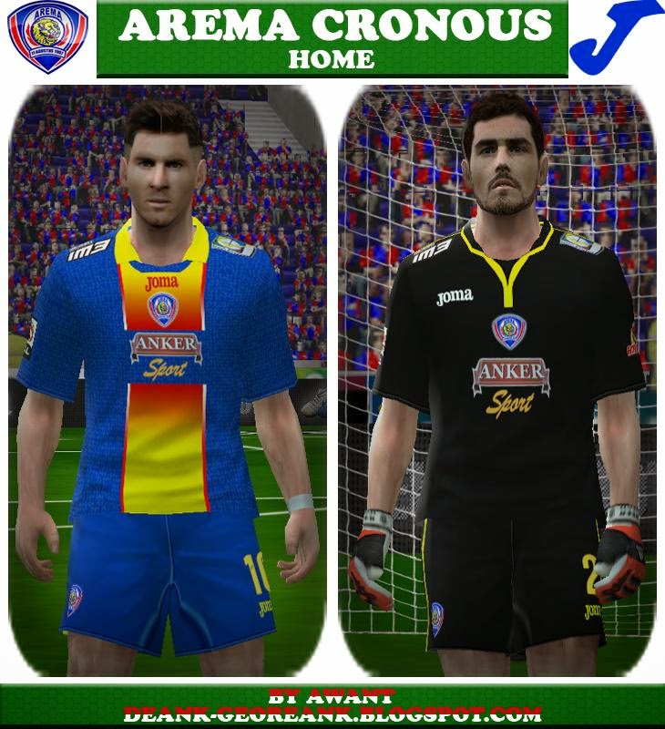 Kit Arema Cronous Pes 6 By Awant Deankgeoreank