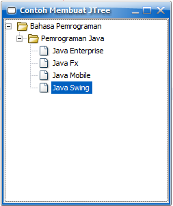 Belajar Java - Cara Membuat JTree di Java