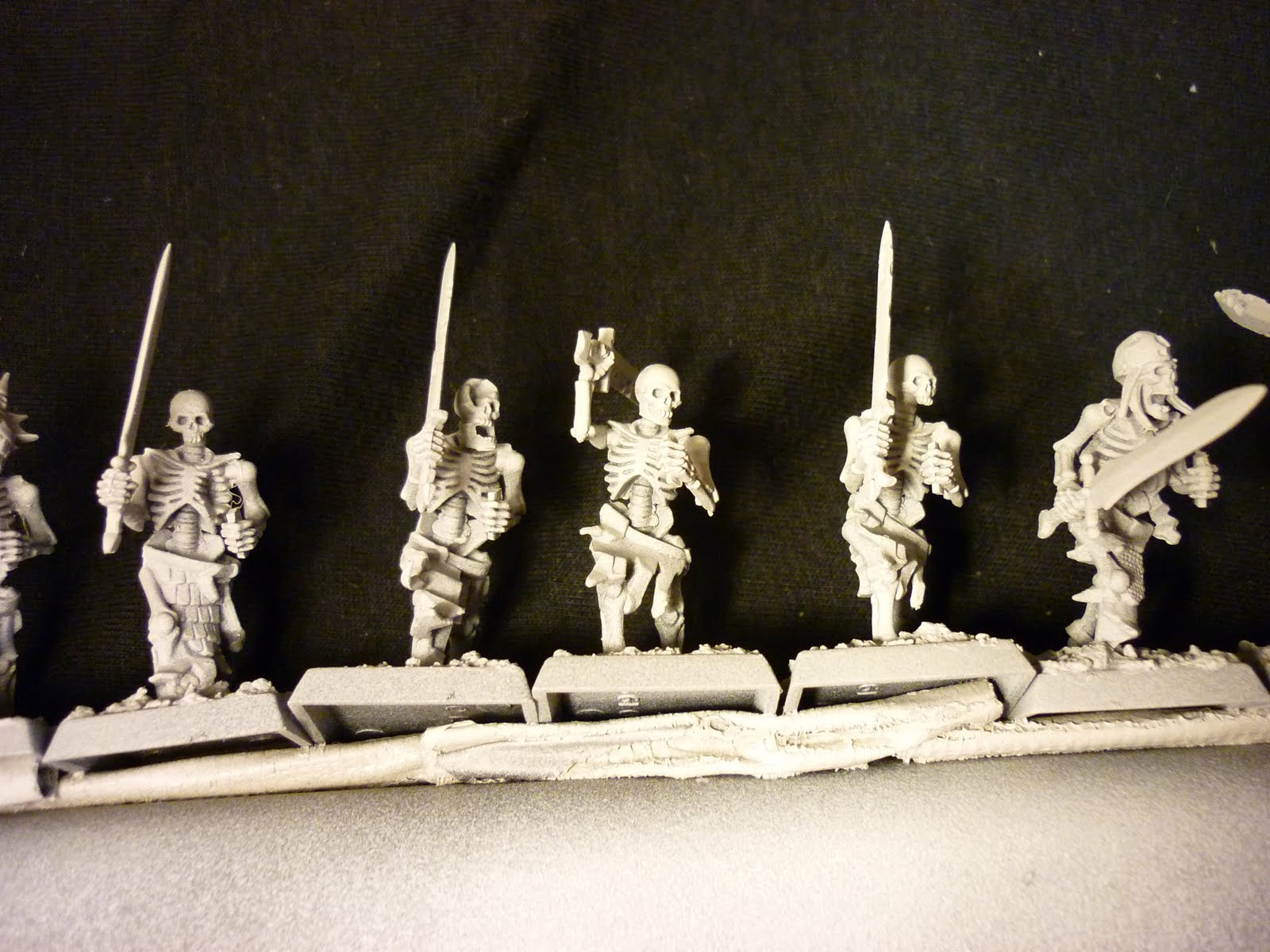 Ian's Model Havoc!: Painting vampire counts skeletons as tomb kings!