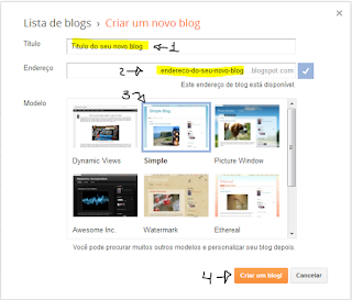 Criar um blog grátis no Blogger / Blogspot