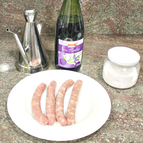 Salchichas al vino tinto, como convertir