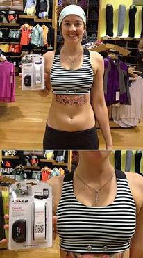 lululemon heart rate monitor sports bra