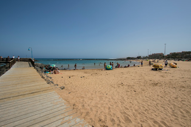 Spiaggia di Caleta de Fuste-Hotel Sheraton-Fuerteventura