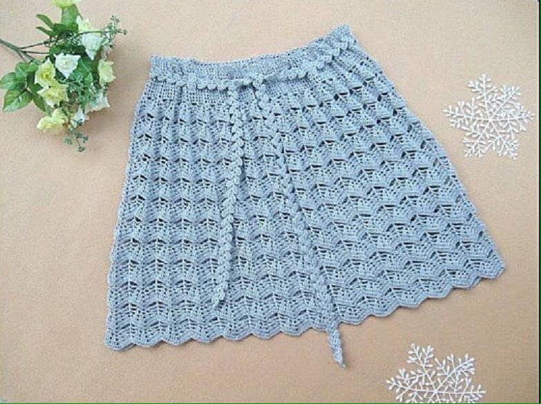 Maglia Gonne A Uncinetto Schemi All Uncinetto Tutorial Top E Gonna