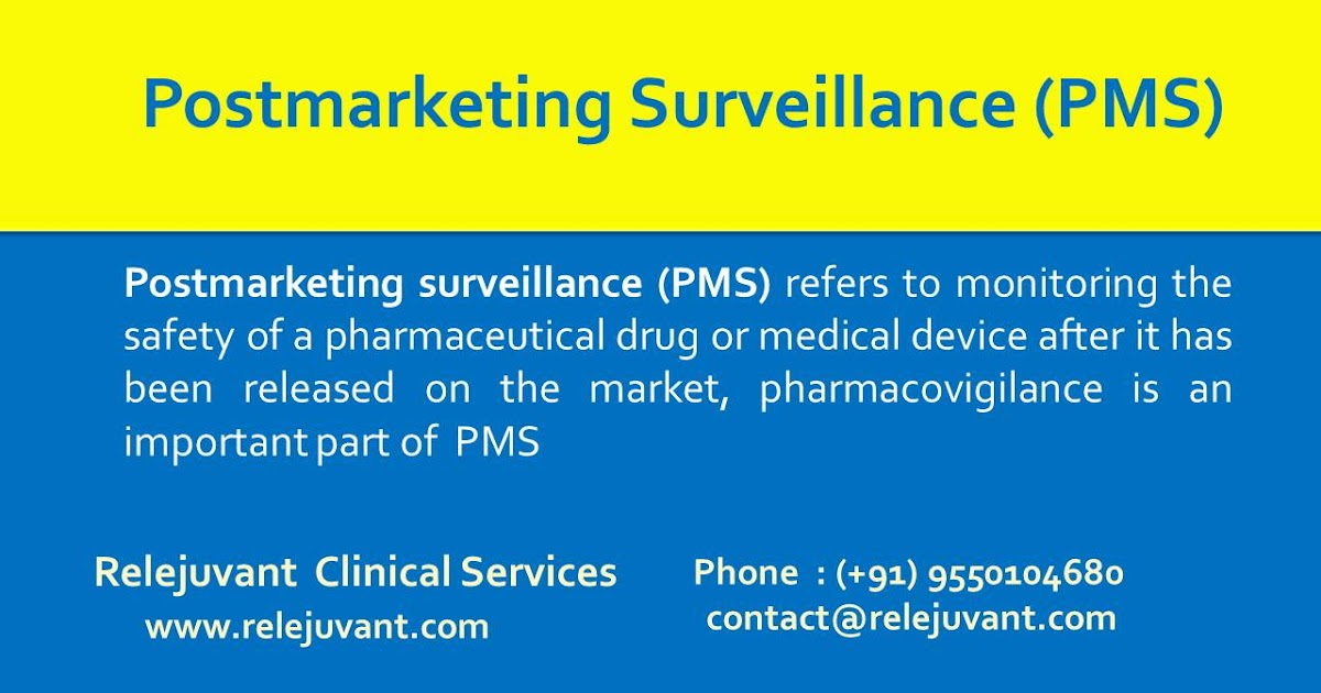 Postmarketing Surveillance (PMS) Relejuvant Clinical Services