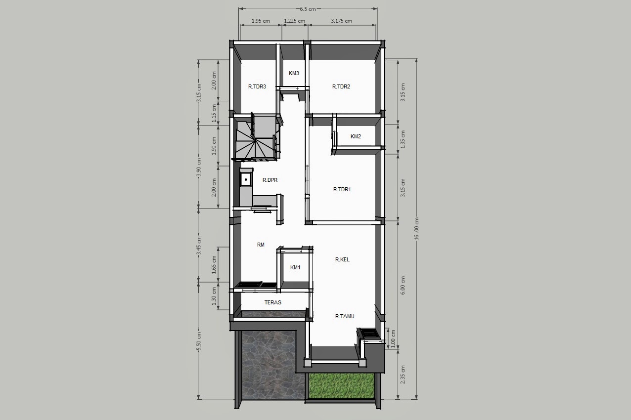Gambar Rumah Tumbuh Archives Denah Desain Type 45 di Rebanas - Rebanas