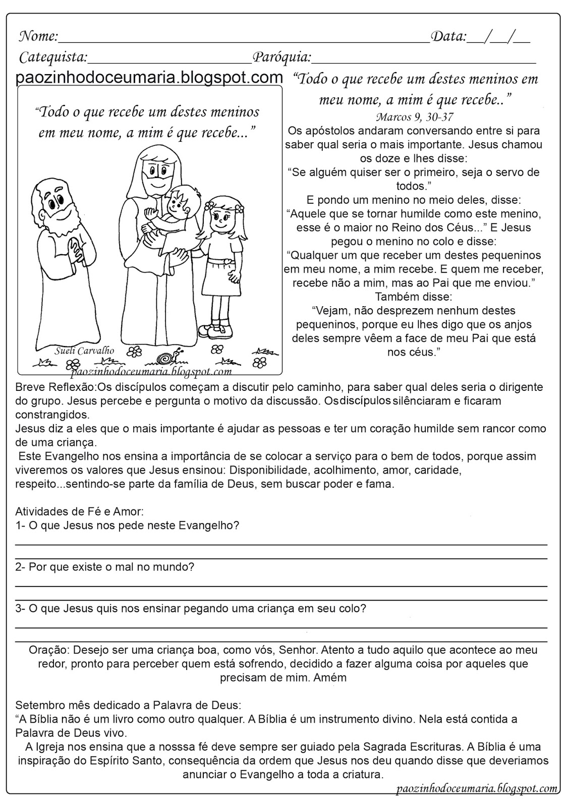 Comentário Do Evangelho De Marcos 9 30 37 EDUCA Comentário Do Evangelho De Marcos 9 30 37 EDUCA