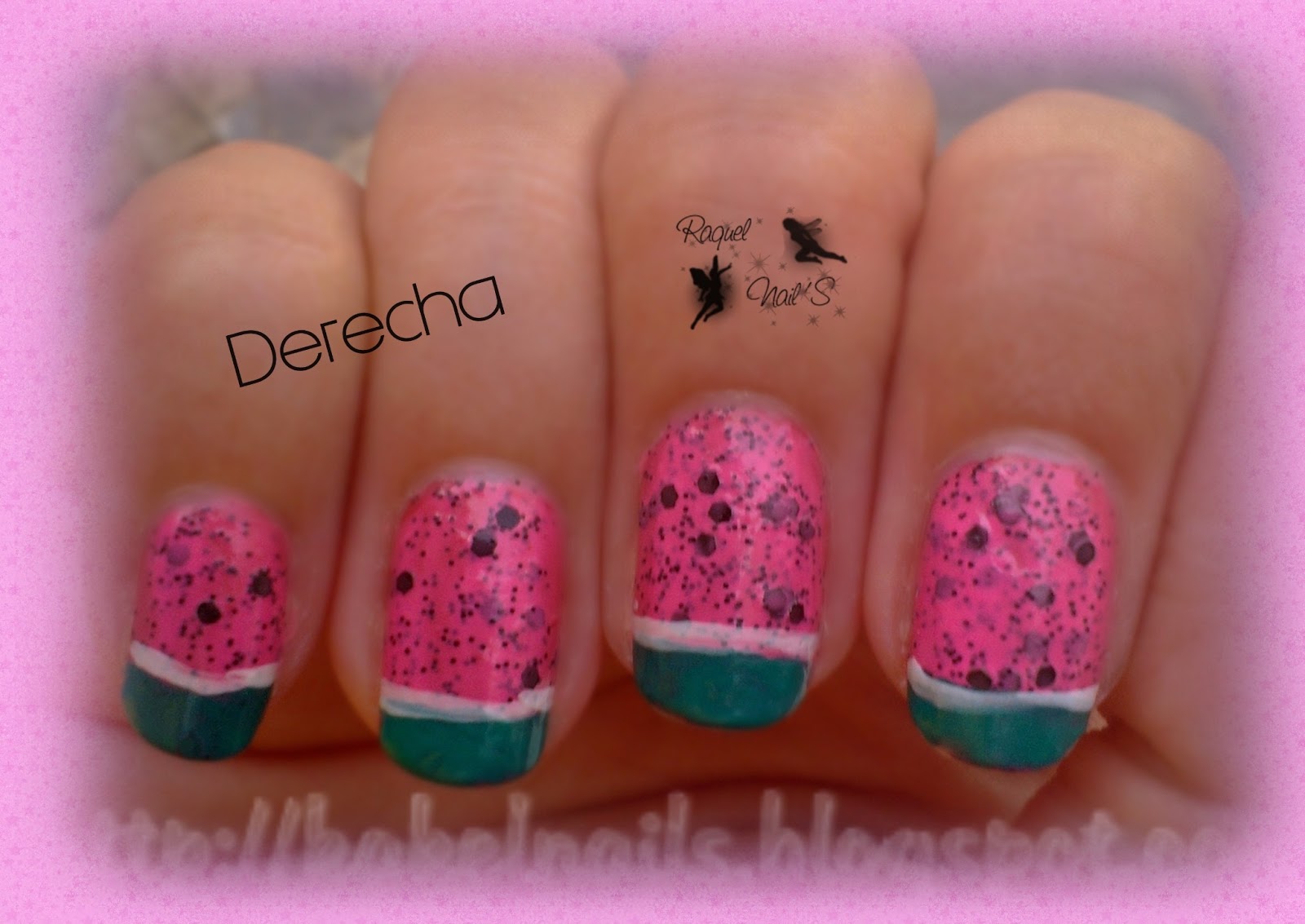 Reto Summer Nails Sandías Raquel Nail's