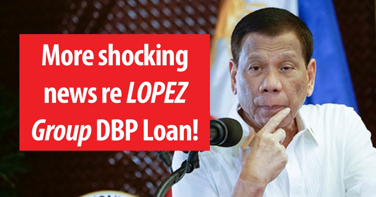 Of the ₱9.56 billion in loans written off by the DBP, 17% or ₱1.6 billion were from the Lopez Group
