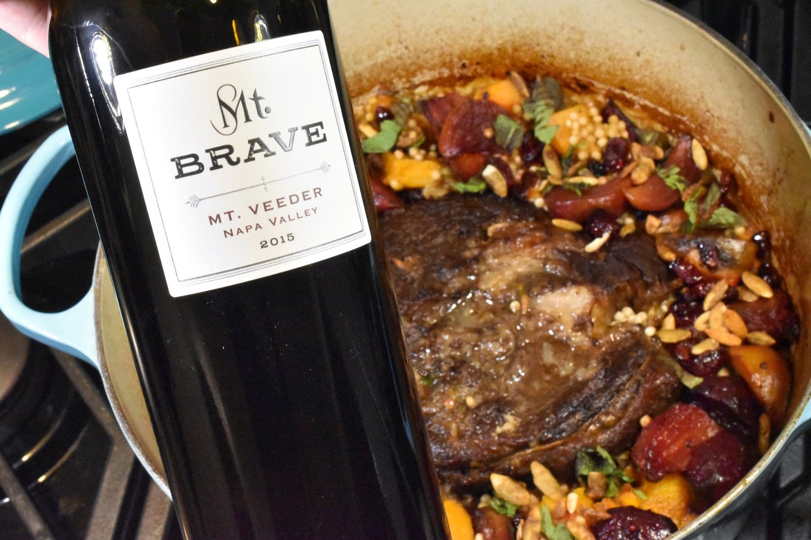 Cooking to the Wine Mt. Brave Merlot with Tagine Inspired Pot Roast