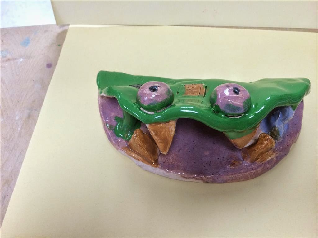 Art Makes Kids Smart: More clay projects from the 4th and 5th graders.