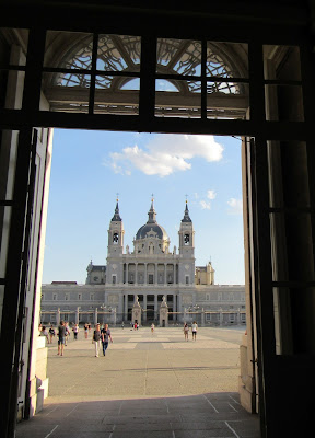 Catedral de la Almudena desde el Palacio Real