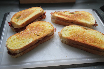 Italian-style grilled cheese sandwiches