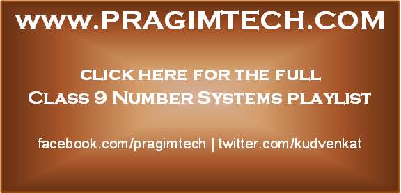 class 9 cbse number system