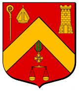 image origine : Denis Joulain - armorial des communes du Calvados (à paraître bientôt) - logiciel dessin Jean-Paul Fernon