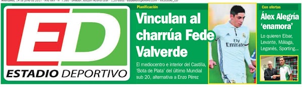 Betis, Estadio Deportivo: "Vinculan al charrúa Fede Valverde"