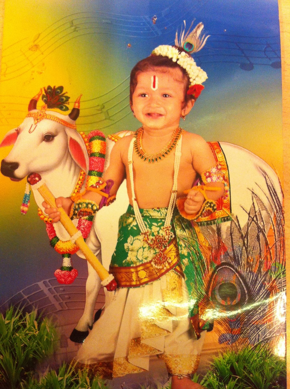 SHRINGAR COSTUMES KRISHNA COSTUME/LORD KRISHNA COSTUME/KRISHNA