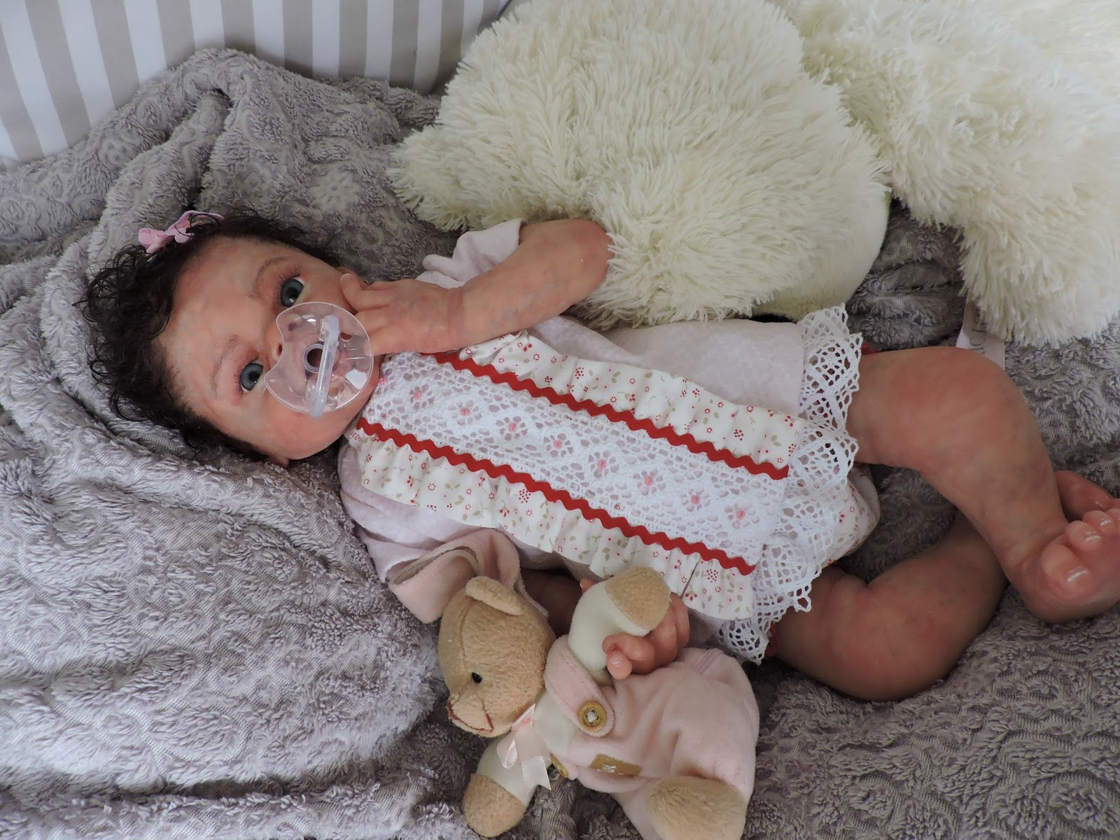 Full Body Soft Solid Silicone Baby doll/REBORN SILICONA Drink fluids