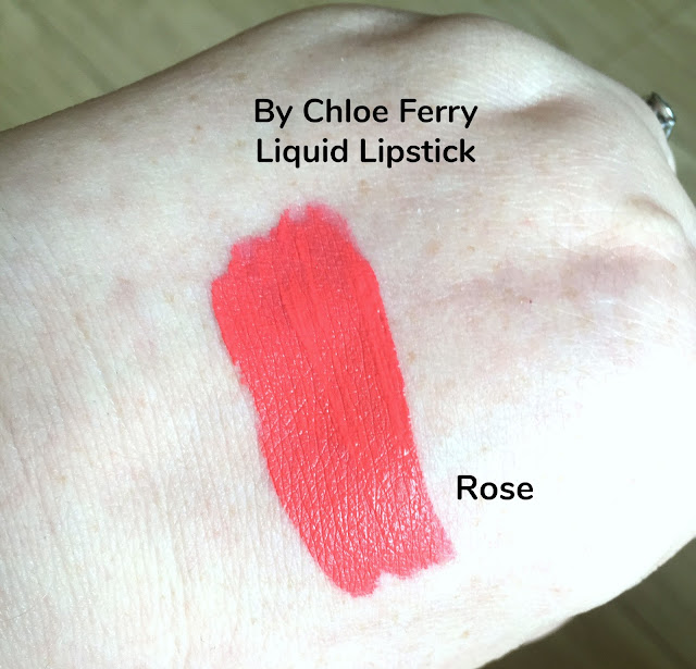 By Chloe Ferry Liquid Lipstick Swatch In Rose