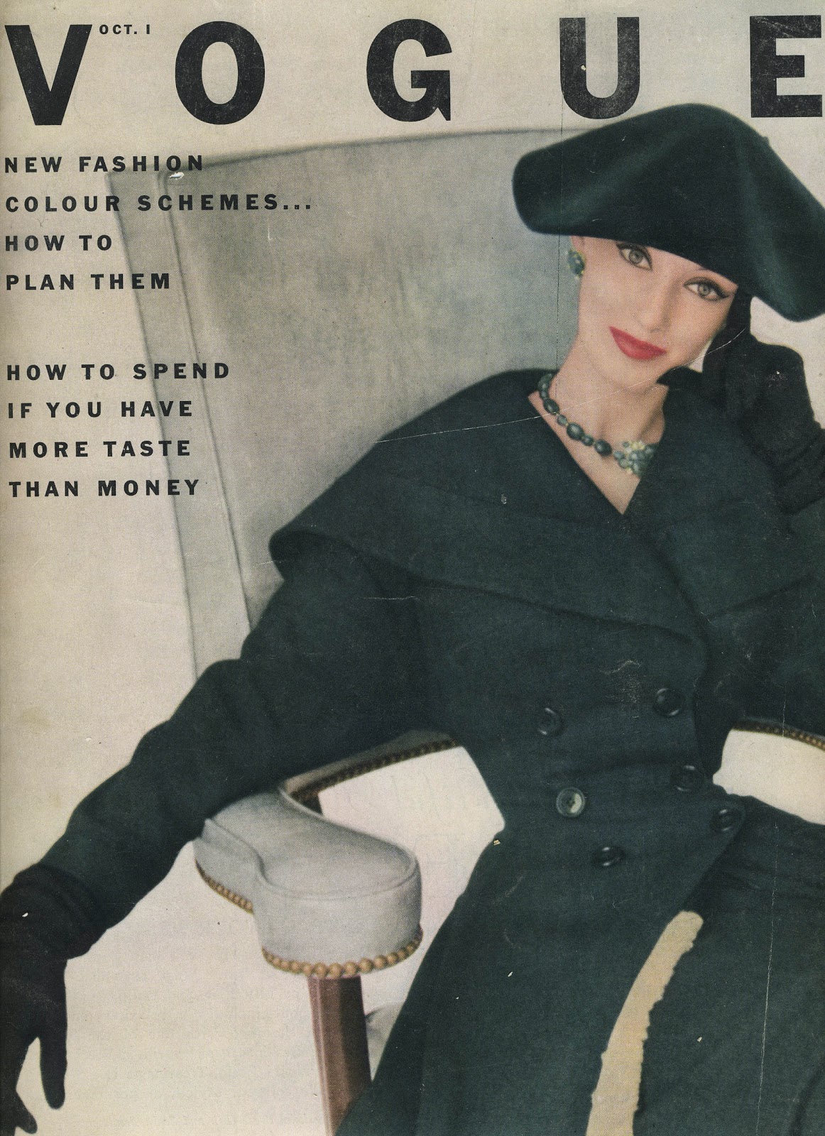 Dividing Vintage Moments : Fashion Inspiration Vogue October 1952