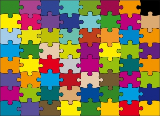 rompecabeza de colores
