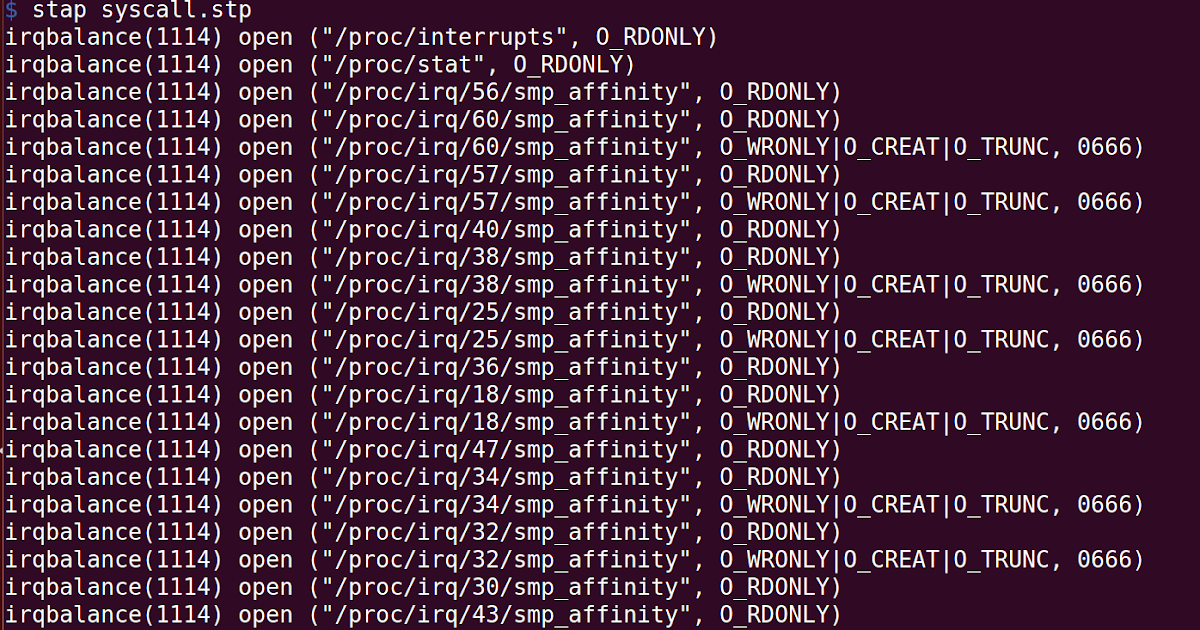 Debugging Linux Kernel using SystemTap Part6 Writing Probes for