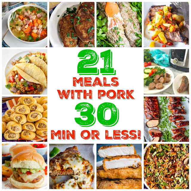 21 Meals with Pork in 30 Minutes or Less! The Food Hussy!