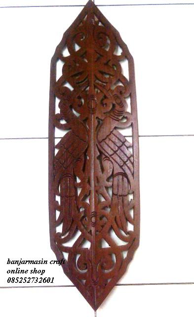 Toko Online Kerajinan Khas Kalimantan: Temeng Kayu Ulin khas Suku Dayak