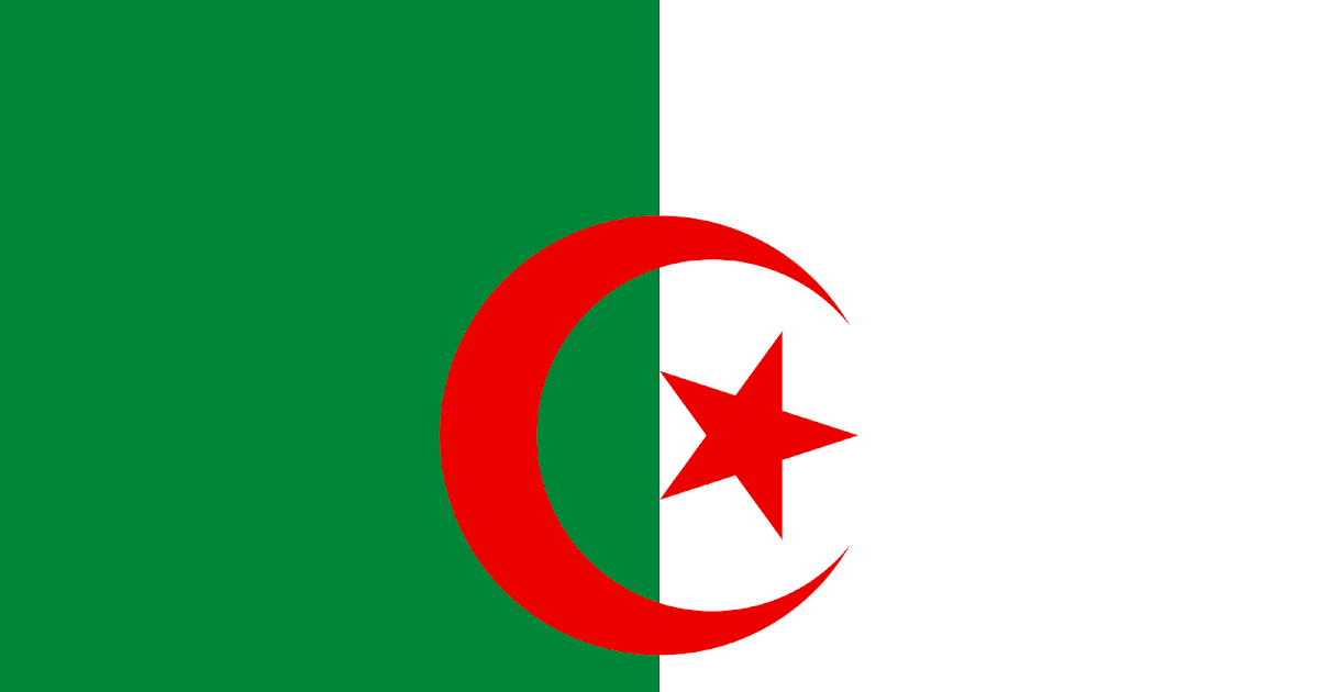 Как выглядит флаг алжира Как выглядит флаг алжира