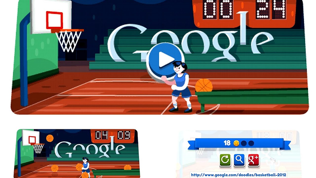Google Games Doodle Basketball - Basketball Choices