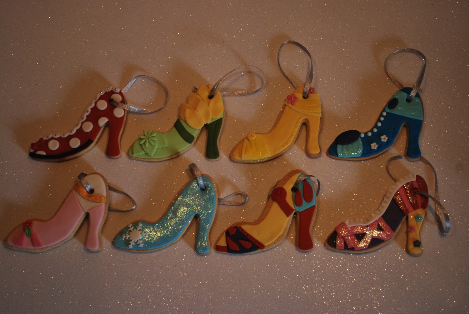 Incorporar mejilla Sin aliento baby sugar: Galletas Zapatos Princesas Disney