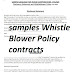 samples Whistle Blower Policy contracts